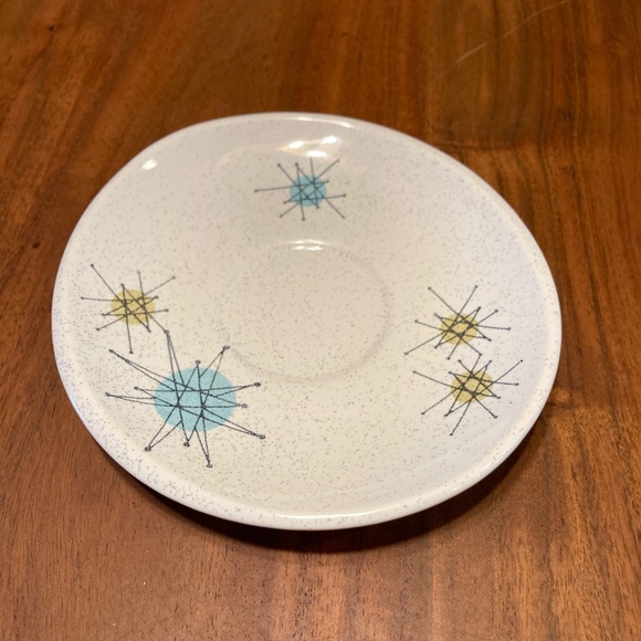 Franciscan Starburst Atomic Saucer Plate - Picture 2 of 5